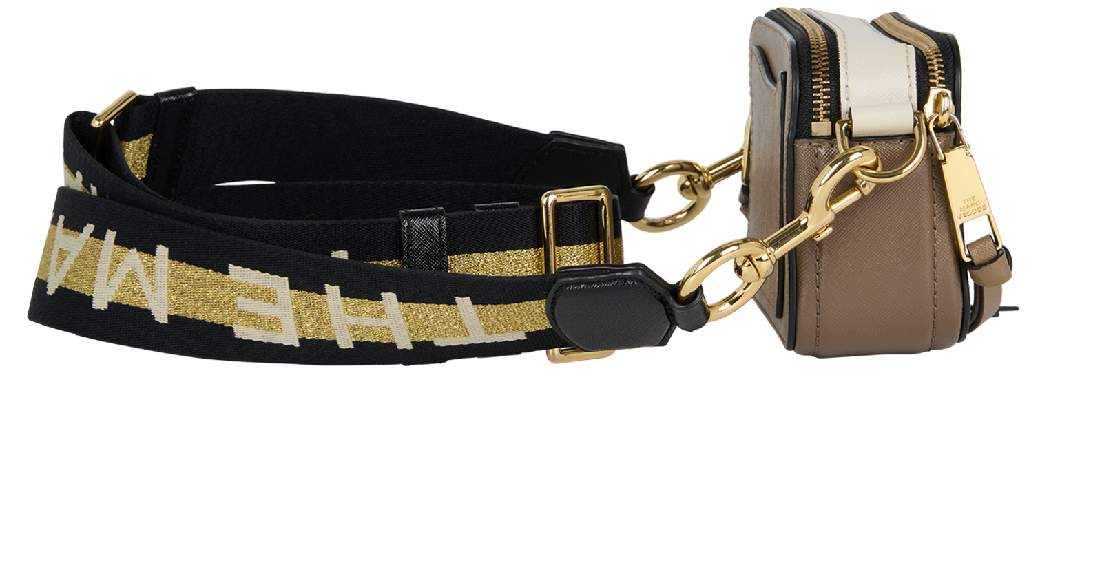 The Snapshot, &pound;175, Handbags, Black/Brown, Leather, Side view